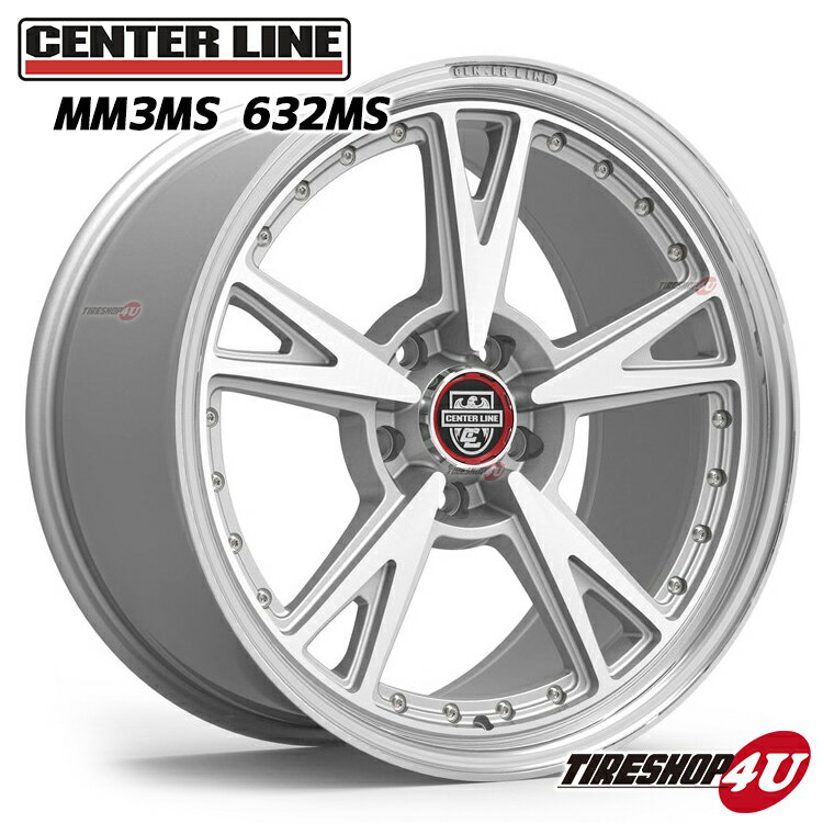 20インチフォード マスタング/マスタングGT専用 CENTER LINE（センターライン） MM3 MS 20×9.0J ET35&10.5J ET45 Gloss Silver Machined当社指定輸入タイヤ or NANKANG 255/35R20 & 275/35R20 新品タイヤホイールセット4本価格