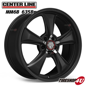 20インチフォード マスタング/マスタングGT専用 CENTER LINE（センターライン） MM6 B 20×9.0J ET35&10.5J ET45 Satin Black（マットブラック）当社指定輸入タイヤ or NANKANG 255/35R20 & 275/35R20 新品タイヤホイールセット4本価格