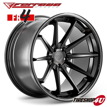 20インチBMW 5シリーズ（F10/F11） FERRADA WHEELS FR4 20×9.0J ET35&10.5J ET38 マットブラック/ブラックリップ当社指定輸入タイヤ or NANKANG 245/35R20 & 275/30R20 新品タイヤホイールセット4本価格 JWL規格適合品