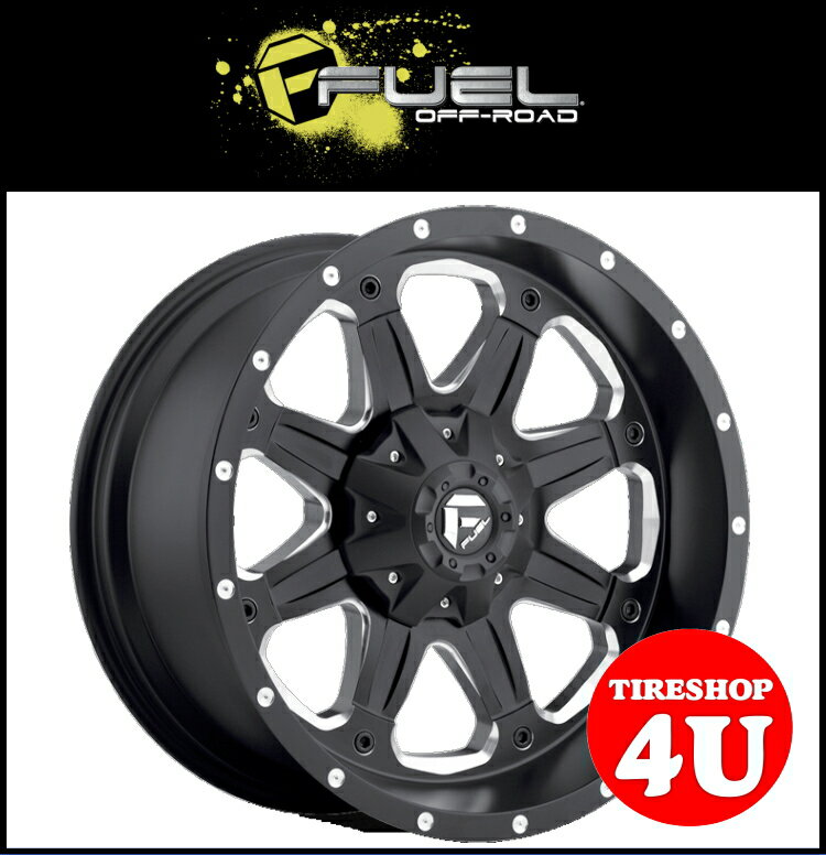 【取付対象】 18インチFUEL OFF-ROAD BOOST 18×9.0J Mat Black/Milledタンドラ ランクル100 ランクル200 フューエルオフロード ブースト NITTO Trail Grppler 35×12.50R18タイヤホイール4本セット