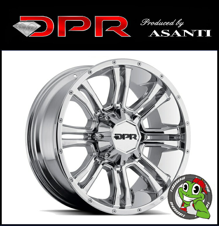 20インチDPR OFFROAD COMMANDO 20×10.0J　5/135 +10Chrome DPR オフロードホイール グロック 新品アルミホイール1本価格 FORD F-150/エクスペディション※要オーバーフェンダー