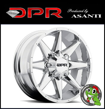 【SS期間限定 ポイント最大43倍】20インチDPR OFFROAD STEALTH 20×9.0J　5/139.7 +25Chrome DPR オフロードホイール ステルス 新品アルミホイール1本価格 ダッジ ラムPU