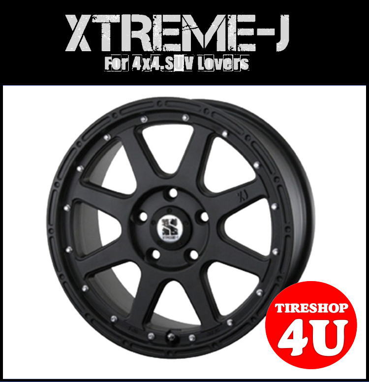 エクストリームJ XTREME-J 1670 16x7.0 5/114.3+35 ハブ径 73.1 マットブラック 艶無し黒 デリカ D:5 エクストレイル エクスプローラー