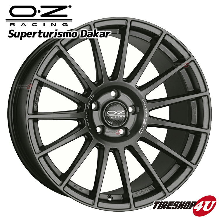 20インチ OZ SUPERTURISMO DAKAR スーパーツーリズモ ダカール 20x10.0J 5/112 +43 MG マットグラファイト 20100 AUDI メルセデスベンツ新品アルミホイール単品1本価格4本購入で送料無料