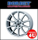 18インチBORBET typeBL5(ボルベット タイプBL5） 18×8.0J 5/112 35 ブリリアントシルバー AUDI VW メルセデスベンツ 取付ボルト ハブリング付属 新品アルミホイール1本価格 ☆1台分で送料無料☆