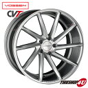 22インチホイール単品VOSSEN CVT 22×10.5J 5/120 +38 プラチナメタリック...
