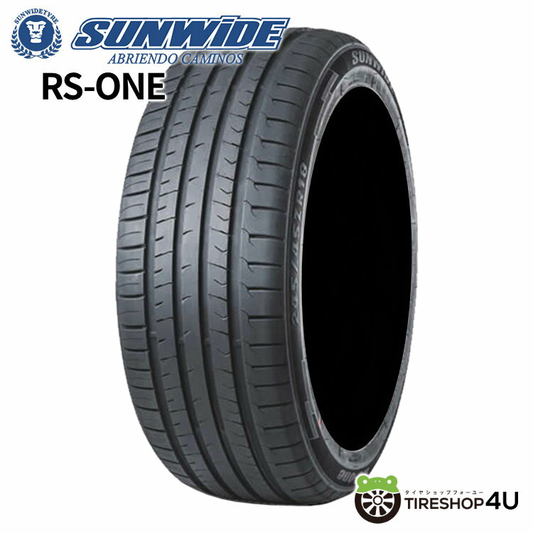 【取付対象】 数量限定特価 2023年製 送料無料 新品 SUNWIDE RS-ONE 235/40R19 96Wサンワイド RS ワン サマータイヤ ラジアルタイヤ 単品 1本価格 街乗り 乗用車 235/40-19 【代引不可】