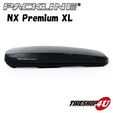 PACKLINE（パックライン） NX Premium XL（NXプレミアムXL）ルーフボックス ノルウェーブランド ブラック/ホワイト容量：440L スキー/スノーボード フィッシング アウトドア ジェットバック 収納 正規品 代引き不可