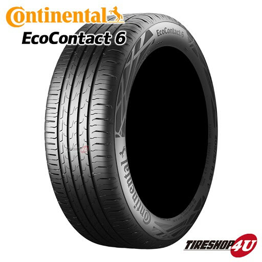 【取付対象】2023年製 4本セット 送料無料 新品 CONTINENTAL Eco Contact 6 225/50R17 94Y SSR MOE コンチネンタル エココンタクト6 メルセデスベンツ承認 サマータイヤ ラジアルタイヤ 単品 4本価格 EC6 225/50-17