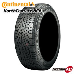 【最大2,000円OFF】【取付対象】 4本セット 送料無料 新品 CONTINENTAL NorthContact NC6 225/55R18 98Tコンチネンタル ノースコンタクト スタッドレスタイヤ ラジアルタイヤ 4本価格 雪道 凍結路面 グリップ ブレーキ性能 225/55-18