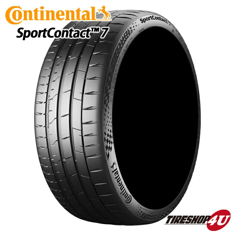 【取付対象】数量限定特価 4本セット 2022年製 新品 タイヤ Continental SportContact7 225/35R19 88Y XL コンチネンタル スポーツコンタクト7 ラジアルタイヤ 単品 4本価格 サマータイヤ SC7 225/35-19 Sport Contact 6 SC6の後継品 送料無料 【代引不可】