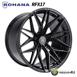 【最大2,000円OFF】ROHANA RFX17 20×10.0J 5/112 +43 HUB:66.56 グロスブラック 新品 ロハナ 正規品 20インチ 20x10j フローフォーミング アルミホイール 1本価格 単体 AUDI BMW アウディ メルセデスベンツ など