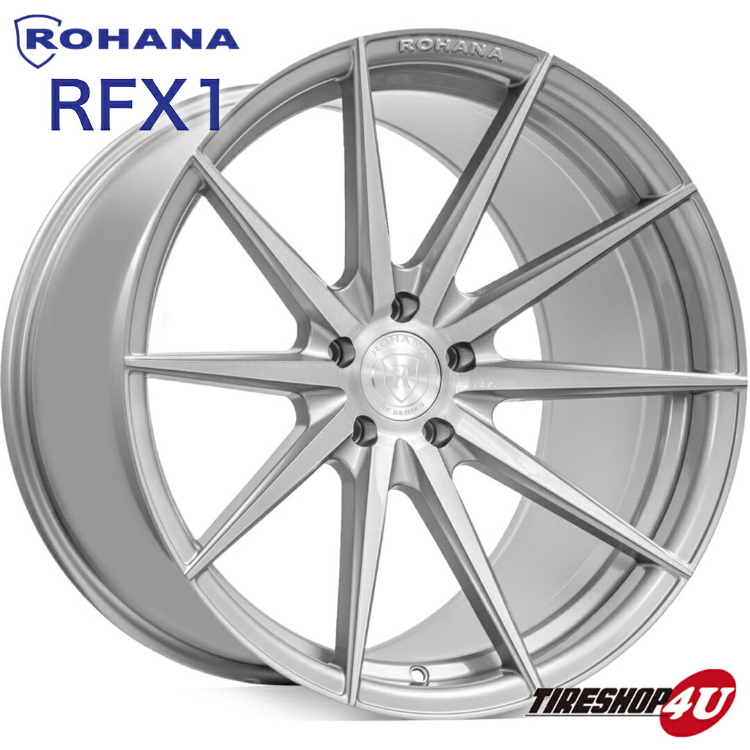 ROHANA RFX1 20×11.0J 5/120 +40 ブラッシュドチタニウム 新品 ロハナ 正規品 20インチ 20x11j フローフォーミング アルミホイール 1本価格 ランドローバー BMW テスラ