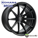 【最大2,000円OFF】ROHANA RFC10 22×9.0J 5/112 20 30 マットブラック ロハナ 正規品 JWL 新品 アルミホイール 1本価格 単品 22インチ 22x9j ロータリーフォージド製法 軽量 鋳造 INSET選択 AUDI BMW アウディ メルセデスベンツ など