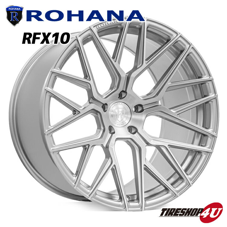 ROHANA RFX10 20×9.0J 5/120 +35 ブラッシュドチタニウム 新品 ロハナ 正規品 20インチ 20x9j フローフォーミング アルミホイール 1本価格 単品 BMW ランドローバー テスラ など