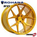 ROHANA RFX5 20×11.0J 5/120 36 グロスゴールド 新品 ロハナ 正規品 20インチ 20x11j フローフォーミング アルミホイール 1本価格 単品 BMW ランドローバー テスラ など