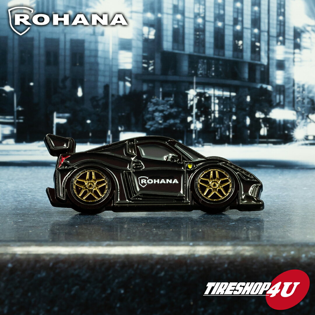 【送料無料】ROHANA wheels RFG5 Ferrari Pin 1個 単品 ロハナ ピンバッチ ROHANAグッズ 帽子や服に おしゃれ フェラーリ