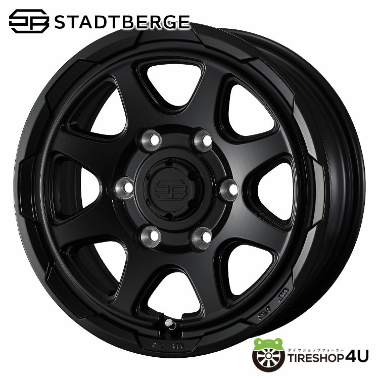  WEDS STADTBERGE 16×6.5J 6/139.7 38 セミマットブラック YOKOHAMA GEOLANDAR X-A/T G016 215/70R16 100/97Q LT 新品 サマータイヤホイール 4本セット 16インチ 16x6.5 ヨコハマ ジオランダー XAT ウェッズ スタットベルク 