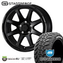 【取付対象】 WEDS STADTBERGE 16×7.0J 5/114.3 38 セミマットブラック MONSTA MUD WARRIOR M/T 235/70R16 104/101Q LT ホワイトレター 新品 サマータイヤホイール 4本セット 16インチ 16x7J モンスタ マッドウォーリア MT ウェッズ スタットベルク デリカD5 など