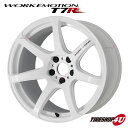 新品アルミホイール1本価格 18インチ WORK EMOTION T7R 18×7.5J 5/114.3 +53 WHT（ホワイト） ワーク エモーション ティーセブンアール..