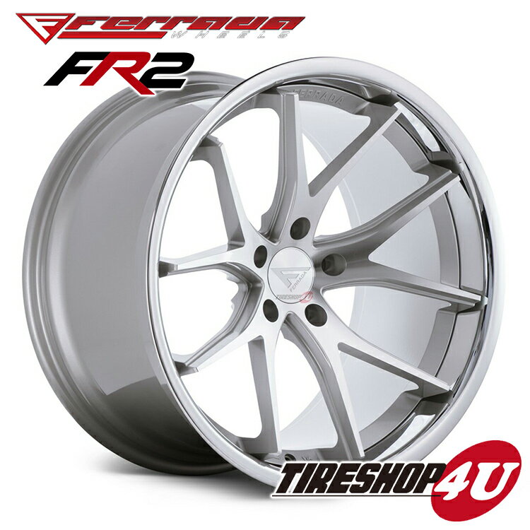 取付対象 22インチレクサス RX200t/RX300/RX450h (20系） FERRADA WHEELS FR2 22×9.0J ET35 マシンシルバー当社指定輸入タイヤ 265/40R22 新品タイヤホイールセット4本価格 JWL規格適合品