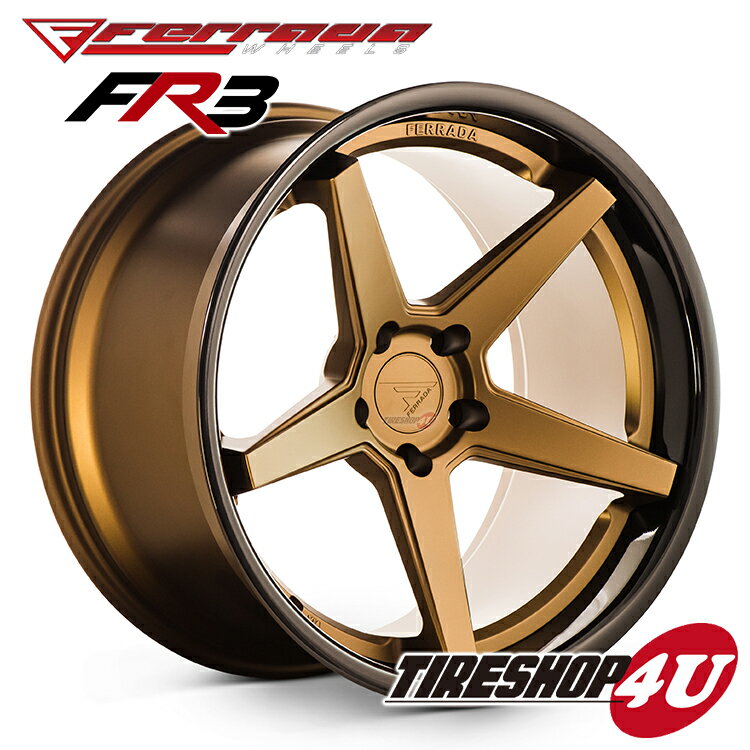 取付対象 22インチレクサス RX270/RX350/RX450h FERRADA WHEELS FR3 22×9.0J ET35 マットブロンズ当社指定輸入タイヤ 265/35R22 新品タイヤホイールセット4本価格 JWL規格適合品