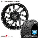 【取付対象】 LOWENHART GXL206 20x8.5J 6/139.7 20 GBM MONSTA MUD WARRIOR 275/55R20 LT ホワイトレター プラド FJクルーザー など タイヤホイール 4本セット 20インチ 共豊 レーベンハート モンスタ マッドウォーリア M/T MT オフロードタイヤ