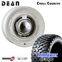 DEAN CROSS COUNTRY 16X6.5J 5/150 25 マーガレットホワイト Comforser CF3000 235/85R16 ブラックレター 新品 タイヤホイール 4本セット 16インチ ランクル 70 ピックアップ クリムソン ディーン クロスカントリー おすすめオフロードタイヤ コンフォーサー MT