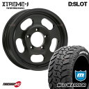取付対象 XTREME-J D:SLOT 16X5.5J 5/139.7 +0 サテンブラック MONSTA MUD WARRIOR 215/70R16 LT ホワイトレター MLJ エクストリームJ DSLOT モンスタ マッドウォーリアー M/T 新品 16インチ タイヤホイール 4本セット jimnyシエラ ジムニーシエラ JB74 JB43