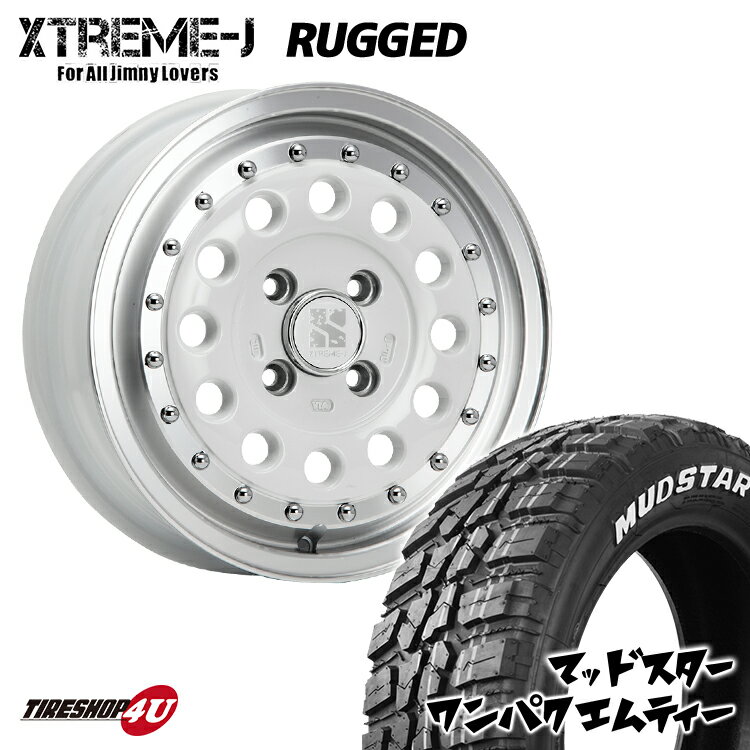 XTREME-J RUGGED 145.0J 4/100 +35 +45 INSET 5J ۥ磻ȥݥå MUDSTAR WANPAKU M/T 155/65R14 ۥ磻ȥ쥿 MLJ XTREMEJ ȥ꡼J 饮å ޥåɥ ѥ MT ۥ4ܥå ڼư N-BOX ڡ EK ʤ