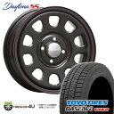 15インチ 6J スタッドレスタイヤ ホイール 4本セット プロボックス サクシード 2023年製 TOYO OBSERVE GIZ2 195/65R15 91Q MLJ DAYTONA SS 15X6.0J 4/100 30 ブラック 赤青ライン トーヨー オブザーブ ギズ ツー デイトナSS スチール製 鉄チン