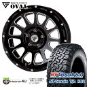 【取付対象】 DELTA FORCE　OVAL デルタフォース オーバル 16x7J 5/114.3 +35　ブラックマシニング BFグッドリッチ All-Terrain T/A　KO2 235/70R16　ホワイトレター BFGoodrich オールテレーン タイヤホイール4本セット デリカD5 RAV4 など 新品 16インチ 7.0J