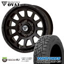 16インチ DELTA FORCE OVAL 16x7J 6/139.7 +38 マットブラック TOYO OPEN COUNTRY R/T 215/70R16 100Q デルタフォース オーバル トーヨー オープンカントリー RT 新品 タイヤホイール4本セット ハイエース HIACE 200系 7.0J 乗用車タイヤ