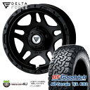 【取付対象】DELTA FORCE OVERLANDER 16×6J 5/139.7 -5 MB マットブラック BFGoodrich All-Terrain T/A KO2 235/70R16 LT 104/101S RWL サマータイヤホイール 4本セット 16インチ 【ジムニーシエラ シエラ ワイド JB74W JB43W JIMNY SIERRA】