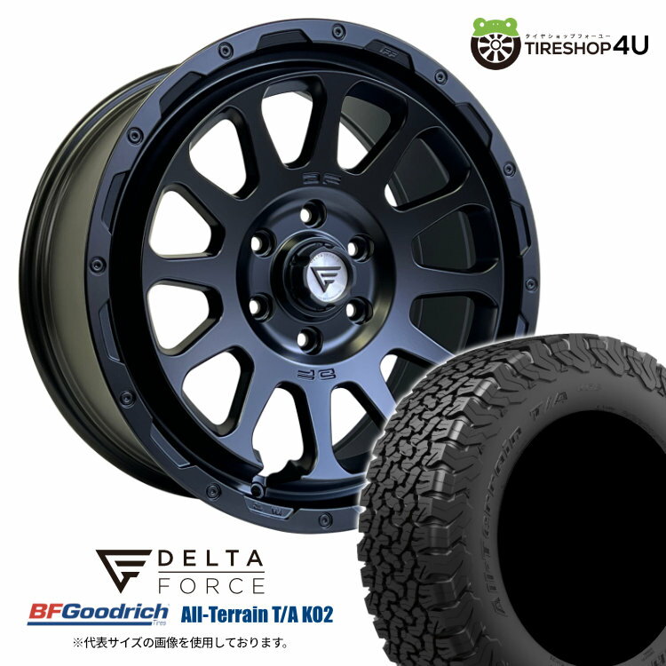 【取付対象】 DELTA FORCE OVAL 20×9.0J 6/139.7 55 サテンブラック BFGoodrich All-Terrain T/A KO2 BL 275/55R20 115/112S LT サマータイヤホイール 4本セット 20インチ 20x9J デルタフォース オーバル FF BFグッドリッチ オールテレーン 【ランクル 300 LC250 】