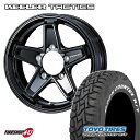 KEELER TACTICS 16X5.5J 5/139.7 22 グロスブラック TOYO OPEN COUNTRY R/T 185/85R16 105/103N ホワイトレター 新品 タイヤホイールセット 4本価格 16インチ ジムニー JB64 JB23 jimny キーラー タクティクス トーヨー オープンカントリー RT