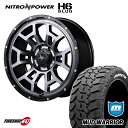 NITRO POWER H6 SLUG 16x6.5J 6/139.7 +48 ubNNA MONSTA MUD WARRIOR 215/70R16 107/105Q 8PR LT zCg^[ Vi ^CzC[Zbg 4{i 16C` Lo NV350 iCgp[ H6 XbO X^ }bhEH[A M/T