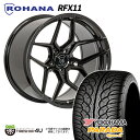 タイヤホイール 4本セット ROHANA RFX11 22X10.5J 5/130 22 グロスブラック YOKOHAMA PARADA Spec-X PA02 285/45R22 114V XL ロハナ 正規品 軽量モデル テーパー仕様 ヨコハマ パラダ メルセデスベンツ Gクラス ゲレンデ W463A G350d G400d G550 G63 AMG