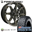 【取付対象】 FORCE DENALI 18×8J 6/139.7 15 SBC スーパーブラックコート BFGoodrich All-Terrain T/A KO2 275/65R18 123/120R LT サマータイヤホイール 4本セット 18インチ フォース デナリ 18x8.0J BFグッドリッチ オールテレーン ホワイトレター FJクルーザー