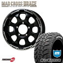 【取付対象】 MAD CROSS GRACE 16x5.5J 5/139.7 20 セミグロスブラック リムポリッシュ MONSTA MUD WARRIOR 215/70R16 ホワイトレター 新品 タイヤホイール 4本セット 16インチ ジムニー JB23 JB64 マッドクロス モンスタ マッドウォーリア M/T オフロード