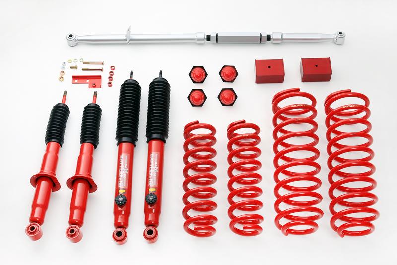 【最大P15倍】 JAOS ジャオス BATTLEZ バトルズ リフトアップセット コンプリート AJ A750061C 3ドア ガソリン車用 トヨタ プラド 90系 1996/05~2002/09 TOYOTA PRADO カスタム 改造 パーツ A750061C