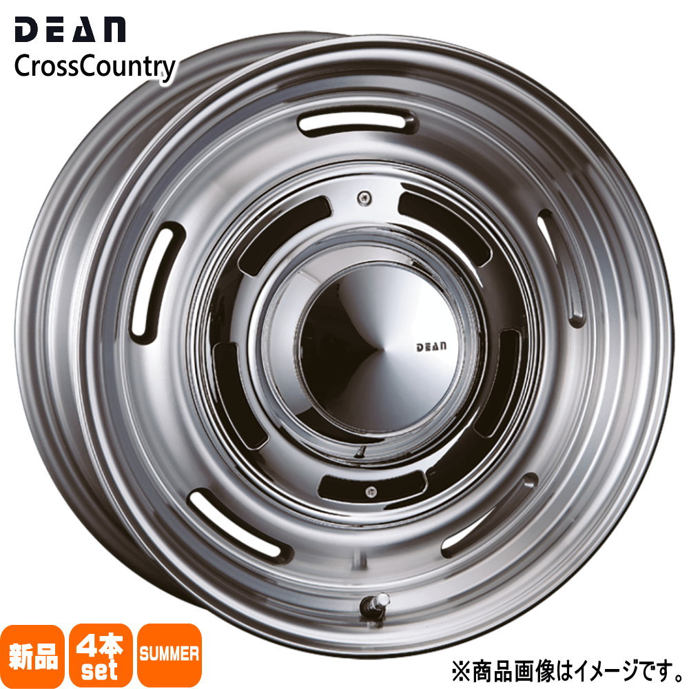 195/45R16 銘柄指定不可 輸入タイヤ 輸入タイヤ 輸入タイヤ 新品 夏用 サマータイヤ ホイール 4本セット CRIMSON DEAN CROSS COUNTRY 16×6.0+42 4/100 16インチのサムネイル