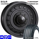 175/80R16 91Q ウィンターマックス SJ8プラス WINTERMAXX SJ8+ ダンロップ DUNLOP 新品 冬用 スタッドレスタイヤ ホイール 4本セット CRIMSON DEAN COLORADO 16×5.5+20 5/139.7