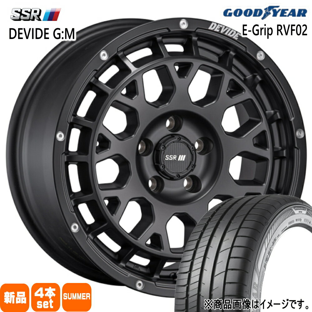 225/60R17 99H եȥå RVF02 EfficentGrip RVF02 åɥ䡼 GOODYEAR   ޡ ۥ 4ܥå SSR DEVIDE G:M 177.5+38 5/114.3 17