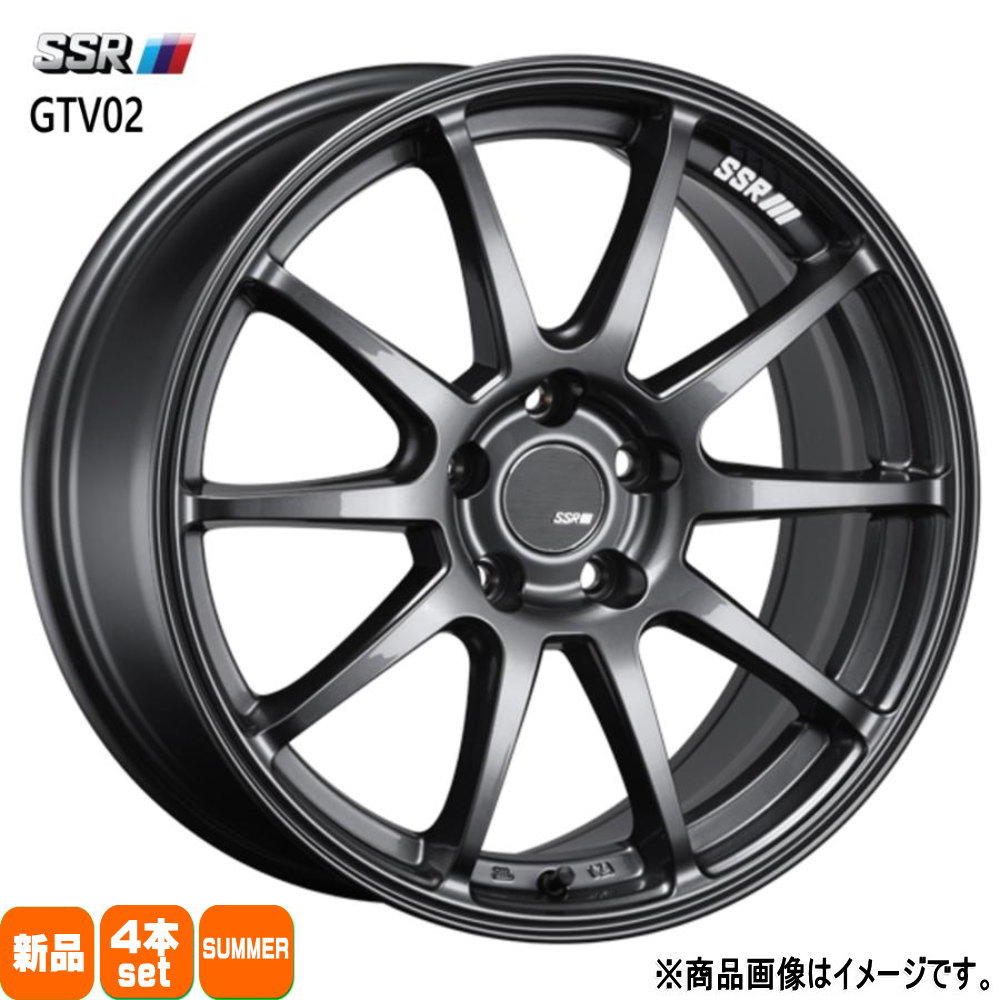 195/40R17 銘柄指定不可 輸入タイヤ 輸入タイヤ 輸入タイヤ 新品 夏用 サマータイヤ ホイール 4本セット SSR GTV02 17×7.0+42 4/100