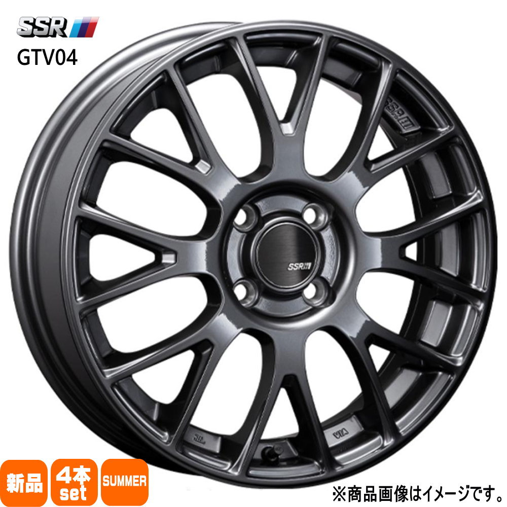 195/40R17 銘柄指定不可 輸入タイヤ 輸入タイヤ 輸入タイヤ 新品 夏用 サマータイヤ ホイール 4本セット SSR GTV04 17×7.0+42 4/100