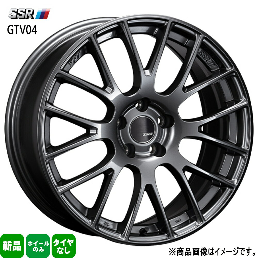 4本セット 19×8.5J+38 5/114.3 SSR GTV04 ジーティーブイ ゼロフォー 新品 19インチ ホイールのみ RAV4 アルファード クラウンクロス スカイライン
