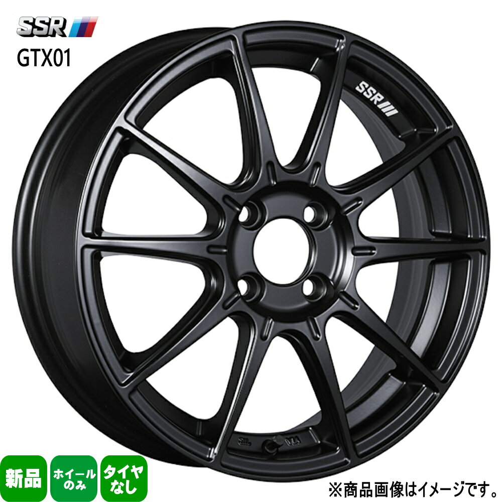4本セット 15×5.0J+45 4/100 SSR GTX01 ジーティーエックス ゼロワン 新品 15インチ ホイールのみ S660/F コペン ラパン アルト N BOX N ONE タント