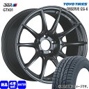 225/55R18 98Q オブザーブ GSi6 OBSERVE GSi-6 トーヨータイヤ TOYOTIRES 新品 冬用 スタッドレスタイヤ ホイール 4本セット SSR GTX01 18×7.5+53 5/114.3