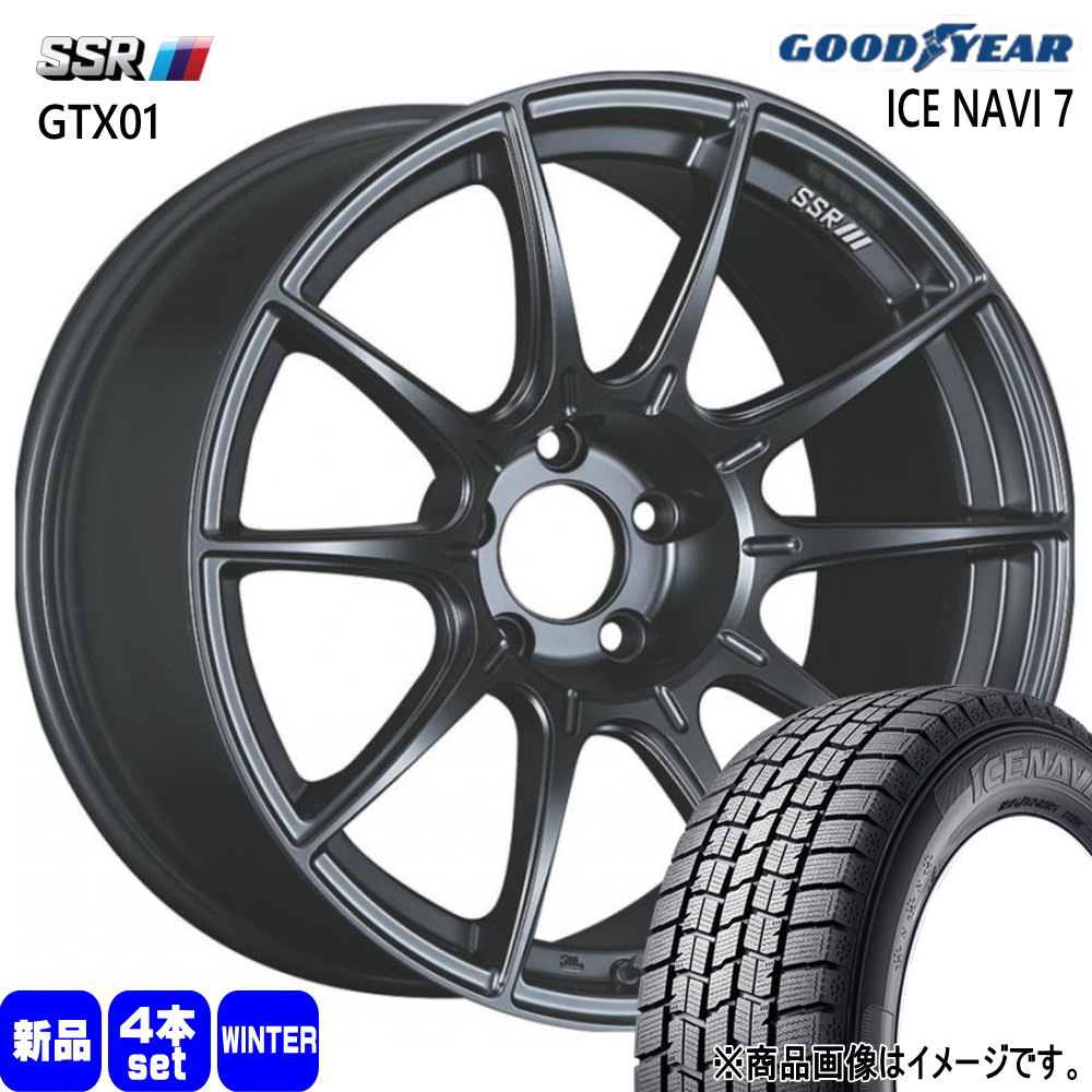 215/60R17 90Q ʥ7 ICE NAVI 7 åɥ䡼 GOODYEAR   åɥ쥹 ۥ 4ܥå SSR GTX01 178.0+45 5/114.3